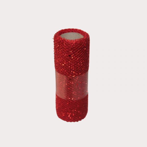 rouleau de tulle pailletté
