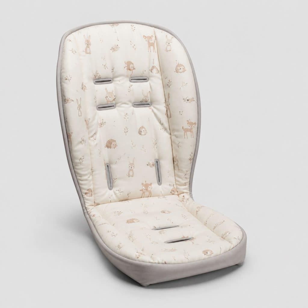 Coussin de chaise haute réversible pour bébé