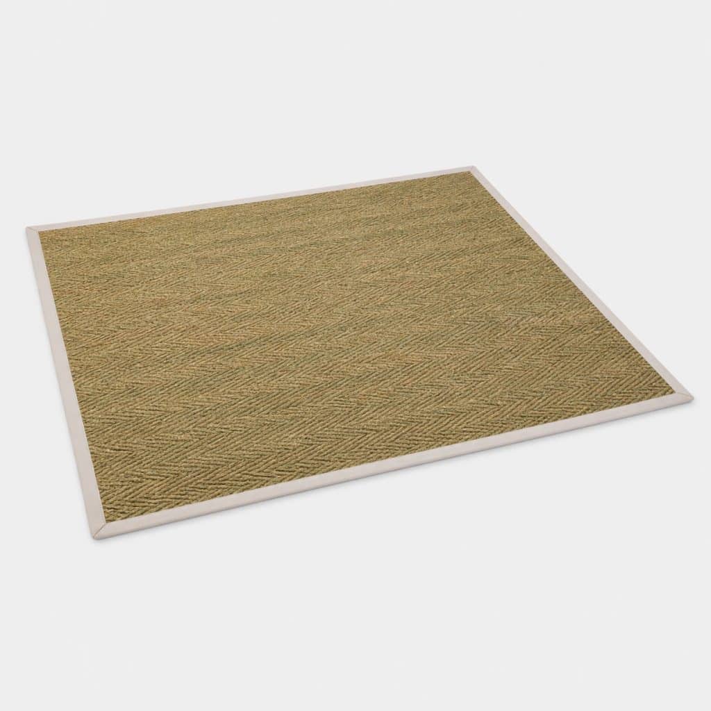 Grand tapis en jonc de mer format large