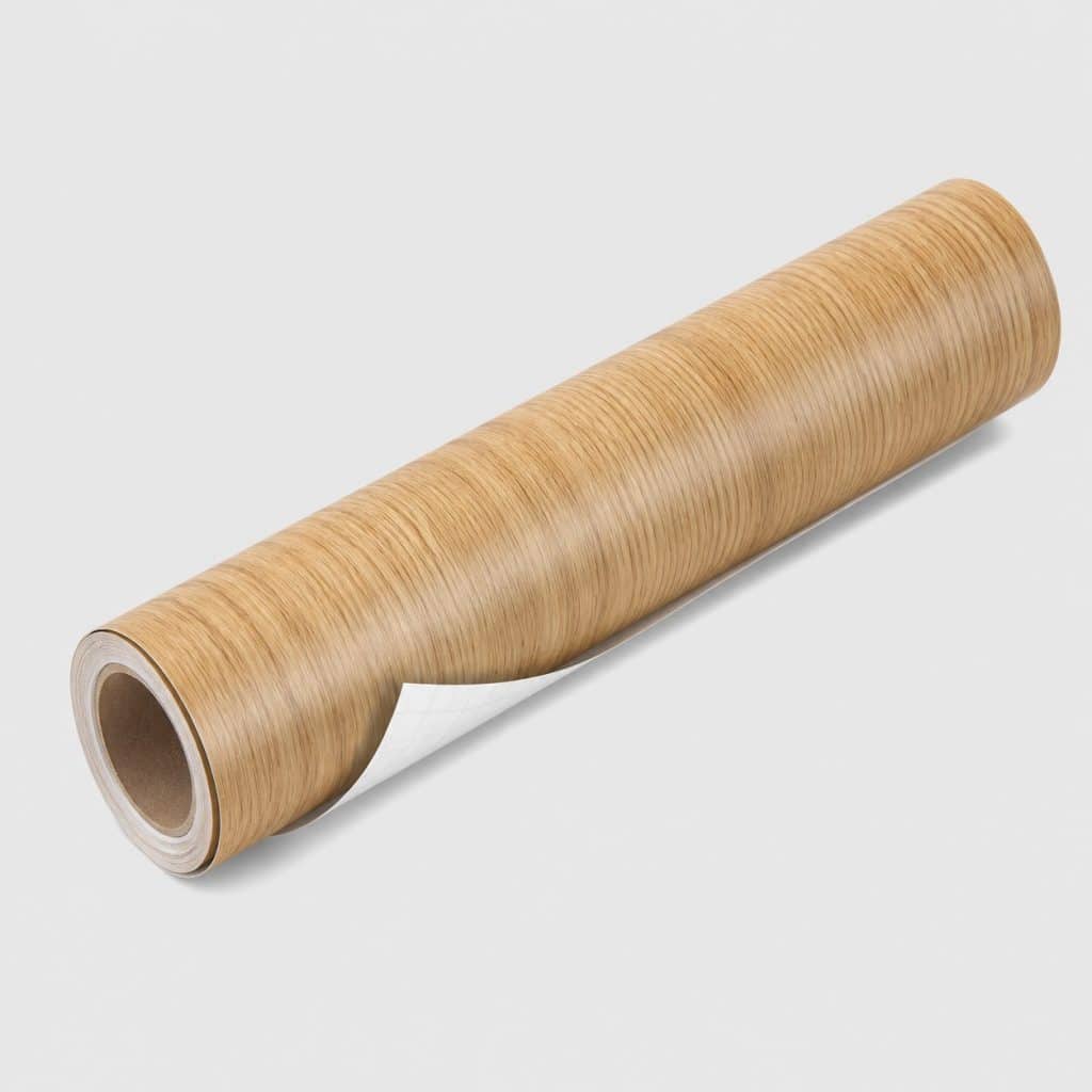 Rouleau de papier adhésif pour meubles de cuisine effet bois