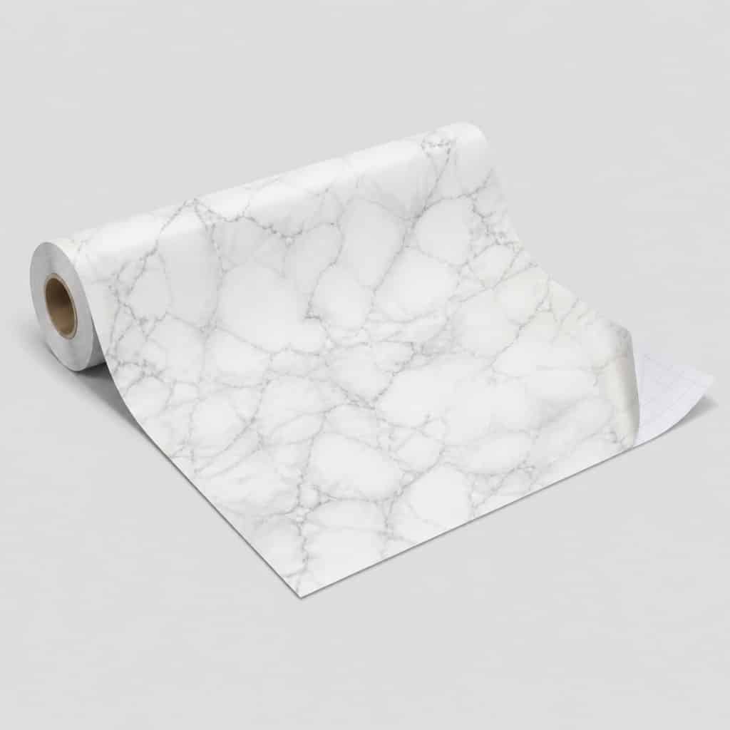 Grand rouleau de papier adhésif pour mur déroulé