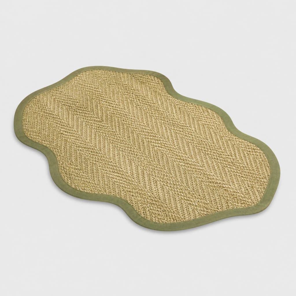 Tapis en jonc de mer sur mesure découpé aux cotes