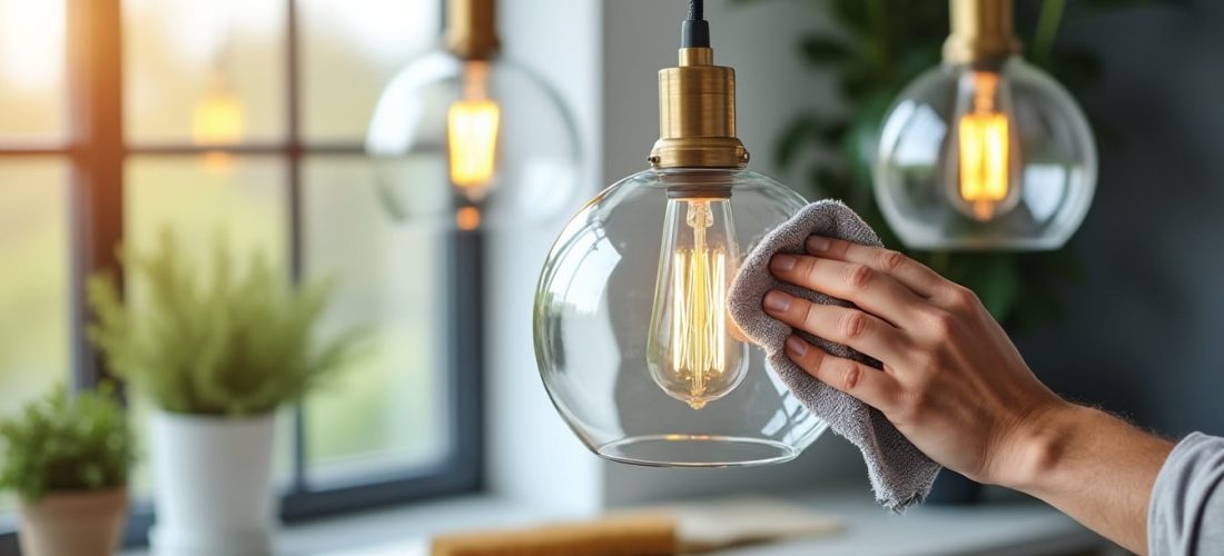 découvrez comment entretenir vos suspensions et luminaires pour préserver leur éclat, leur efficacité et leur tenue dans le temps.